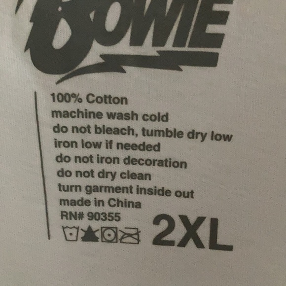 DAVID Bowie Ziggy Stardust short sleeve tee - Picture 5 of 5